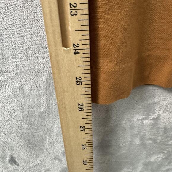 Ann Taylor Factory Pants Womens 12 Camel Stretch Chino Ankle Slim Twill Work - Picture 9 of 9